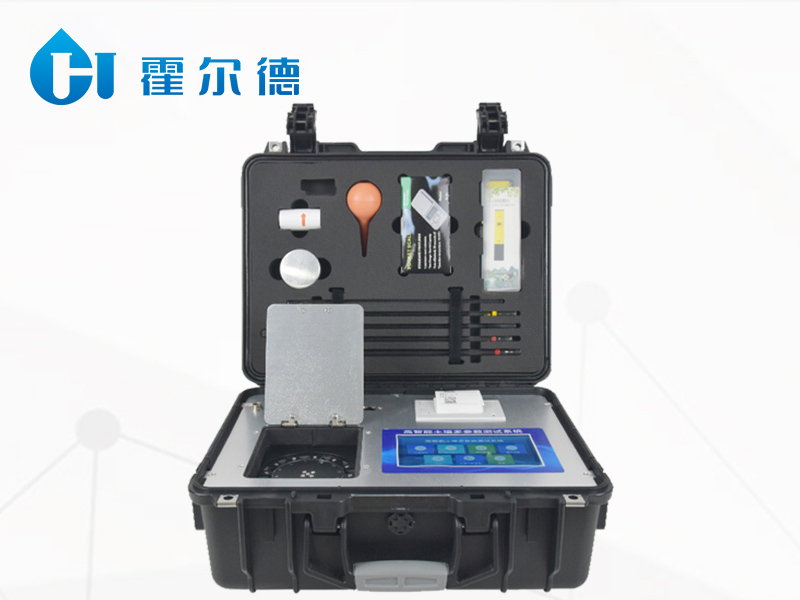 高智能土壤檢測儀，方便進行數據管理
